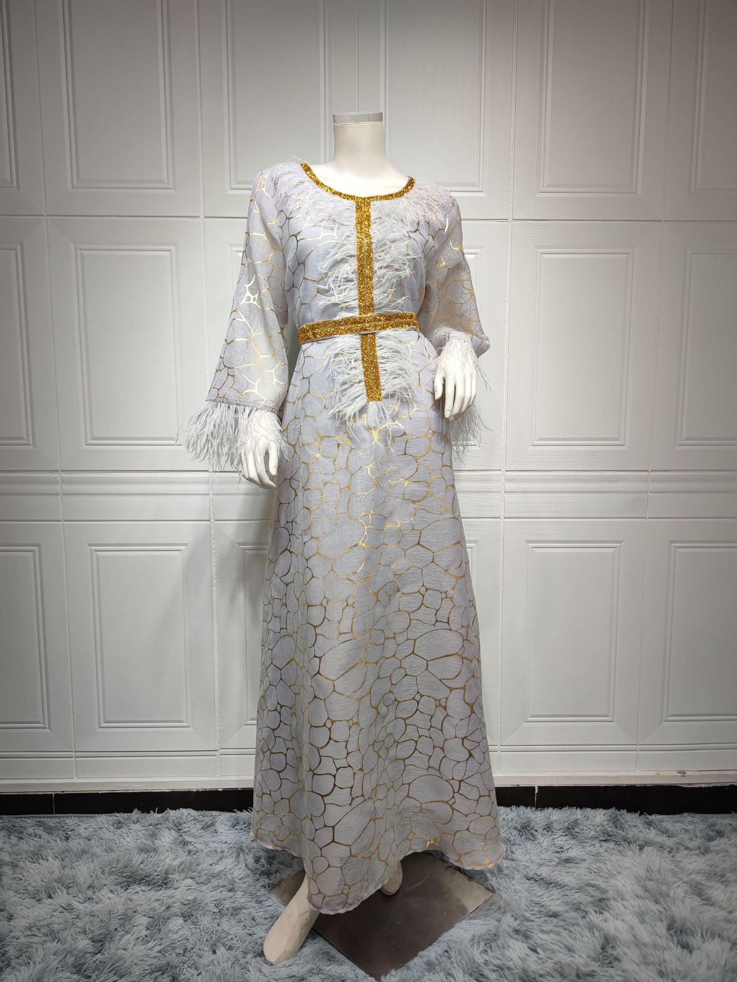 AB239#Eid Leopard fashion habaya women muslim dress muslim women abaya and long  dresses