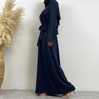 597# Muslim women nida closed abayas with side pockets