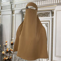 2233# 12 Colors Prayer Khimar Hijab Niqab Islamic Simple Face Cover Scarf