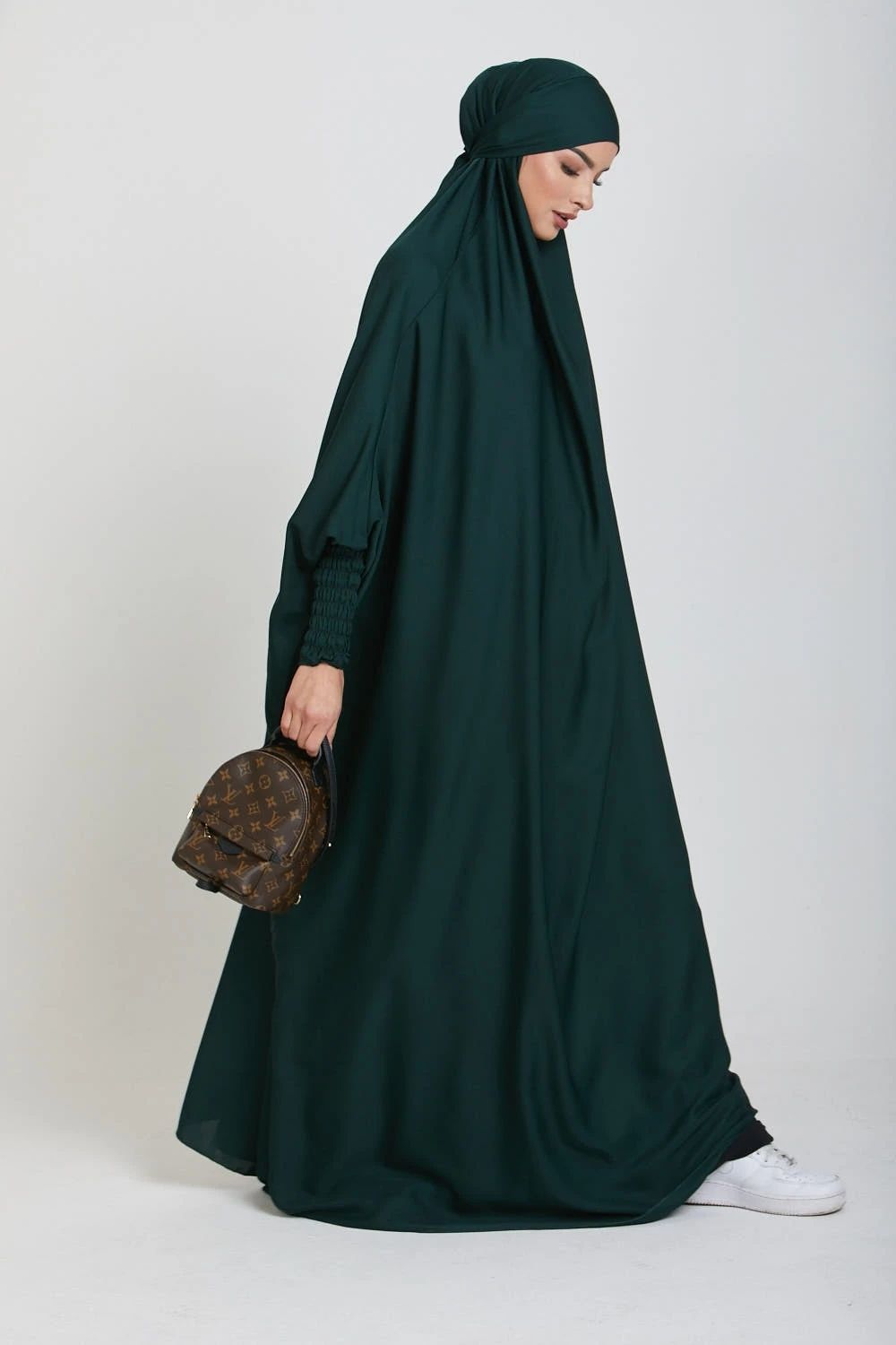 1484#New Design Free Size Prayer Abaya Women Muslim Dress Jilbab_