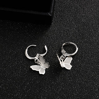 E11# 2022 New Trend Fashion Korean Style Piercing Earrings with Cross Hip Hop Jewelry Gift