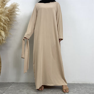 597# Muslim women nida closed abayas with side pockets