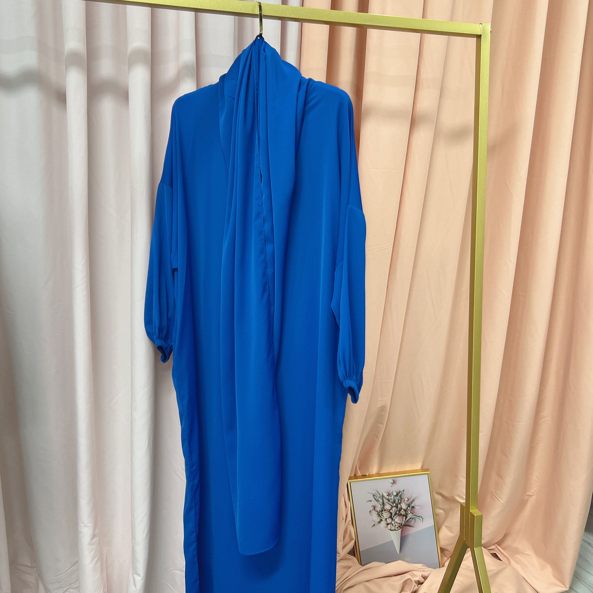 1499#Hoodie Abaya Islamic Clothing Hijab Jilbab_ Dress for Daily Wear