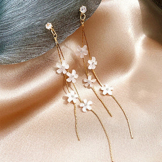 E2#  2022 New Design Irregular U-shaped Gold Earrings For Woman Korean Crystal Fashion Jewelry Unusual Accessories Party Girls